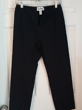 Ladies Black Straight Dress Pants